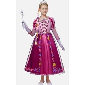 Spooktacular Creations PINK PRINCESS Halloween Party Costume Girl's Sm‎ 5-7 NEW